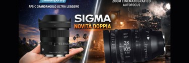 Sigma amplia la sua gamma: nuovo 15mm F1.4 DC Contemporary e debutto AF Cine 28–105mm T3 FF