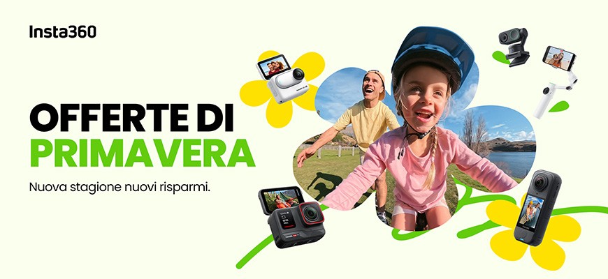 INSTA360 SPRING SALE DAL 10-16 MARZO 2026