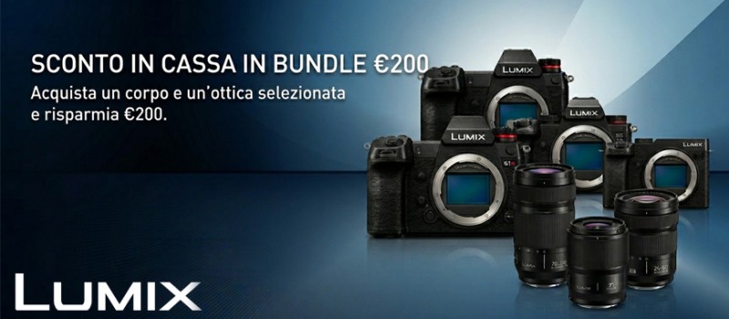 Lumix Instant Cashback in Bundle fino al 10 Maggio 2026