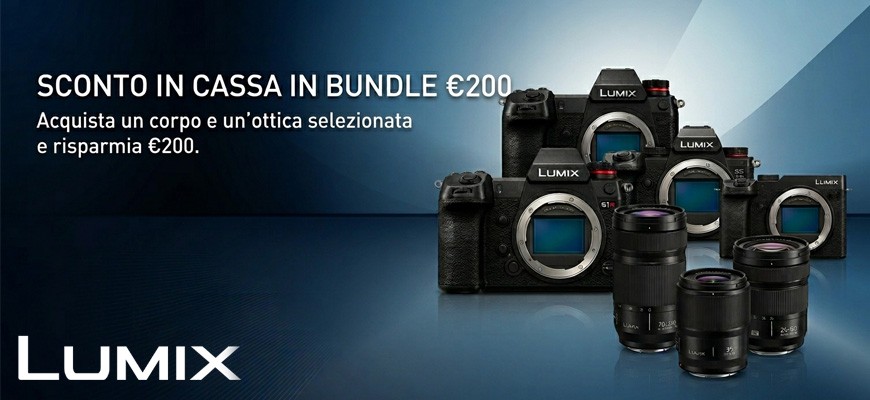 Lumix Instant Cashback in Bundle fino al 10 Maggio 2026