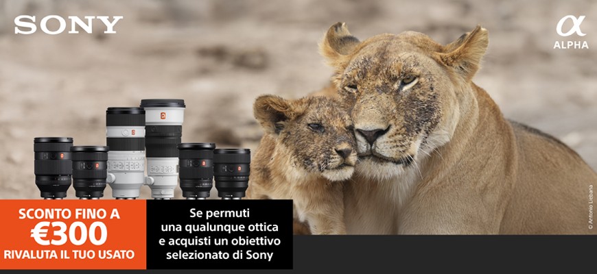 Sony Trade-In: rinnova il tuo obiettivo e risparmia fino a 300€ scade il 30 giugno 2026