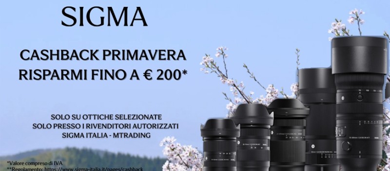 Sigma cashback primavera: fino a 200€ di rimborso sulle ottiche selezionate scade il 30 giugno 2026