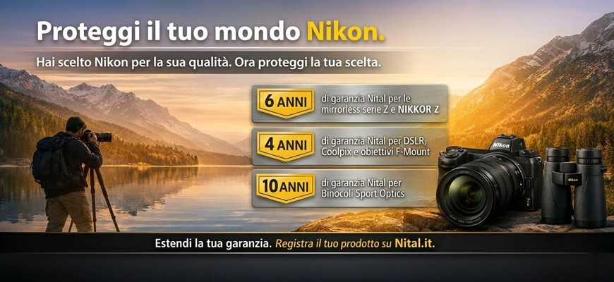 Da oggi la garanzia Nikon dura di più!