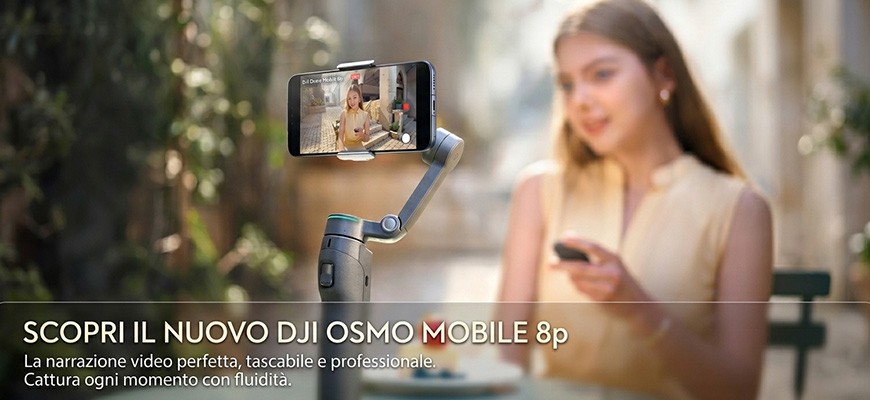 DJI Osmo Mobile 8P: il nuovo standard per la narrazione video in movimento