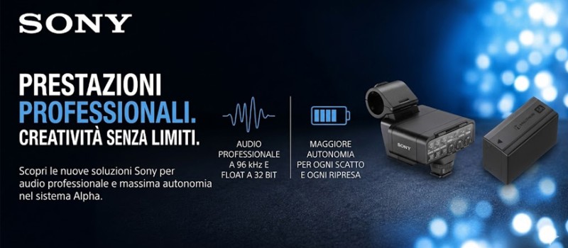 Sony amplia il sistema Alpha: arrivano i nuovi accessori professionali per creator e videomaker