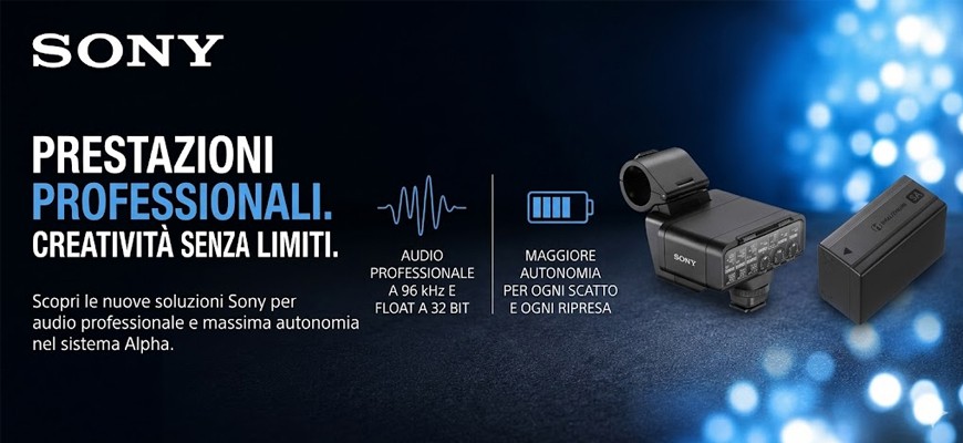 Sony amplia il sistema Alpha: arrivano i nuovi accessori professionali per creator e videomaker