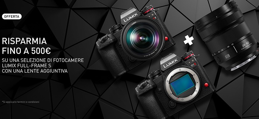 Lumix Promo Bundle fino a €500 con termine il 17 agosto 2026