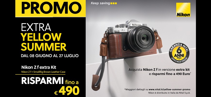 Nikon Zf eXtra kit: l'icona Full Frame ora con risparmio fino a 490€ scade il 27 luglio 2026