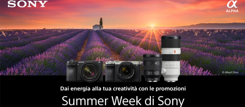 Sony Prime Week: sconto in cassa fino € 600 dal 23 al 28 giugno 2026 