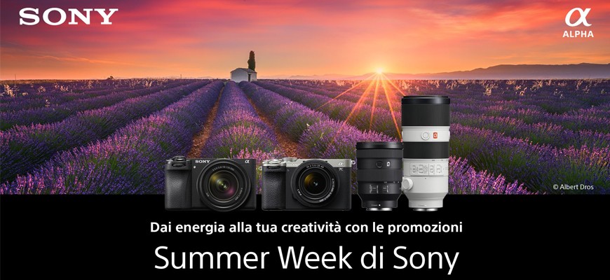 Sony Prime Week: sconto in cassa fino € 600 dal 23 al 28 giugno 2026 