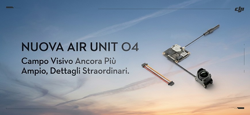 Nuova DJI O4 Wide Air Unit: Il Volo FPV Non È Mai Stato Così Immersivo