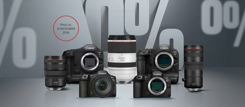 Canon EOS R con il Finanziamento a Tasso Zero fino al 31 dicembre 2026