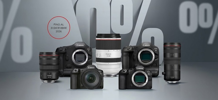 Canon EOS R con il Finanziamento a Tasso Zero fino al 31 dicembre 2026