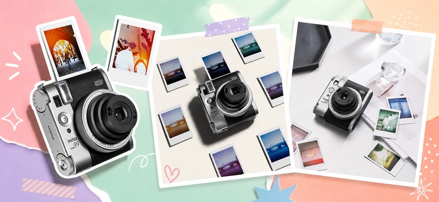 Comandi e funzioni della Fujifilm instax mini 99 Silver