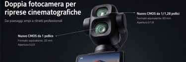 DJI Osmo Pocket 4P: doppia fotocamera e riprese cinematografiche sempre in tasca