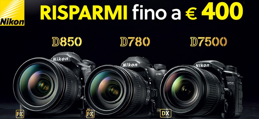 Nikon Late Summer D-Series: fino a 400 € di sconto immediato sulle reflex Nikon fino al 28 settembre 2026