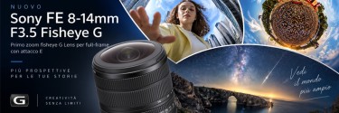 Sony amplia l’ecosistema creativo: arriva il nuovo fisheye G e due monitor per Cinema Line