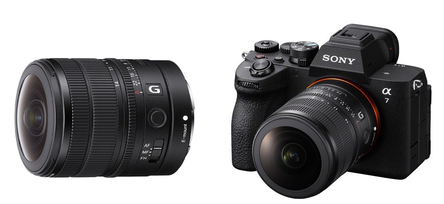 Sony FE 8-14mm F3.5 Fisheye G e controller DP7 DP5