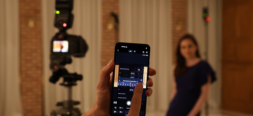 Canon Speedlite EL-5 Ver.2 in configurazione wireless