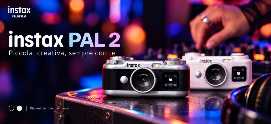 Fujifilm instax Pal 2™: piccola, creativa e sempre con te