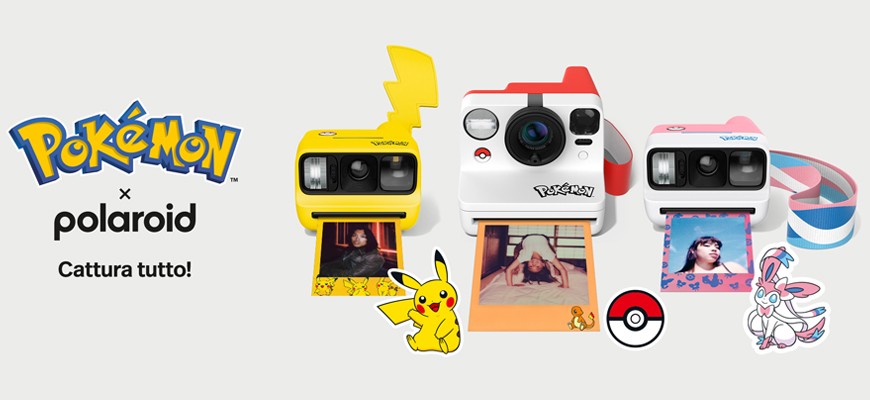 Polaroid × Pokémon: la fotografia istantanea incontra il mondo Pokémon
