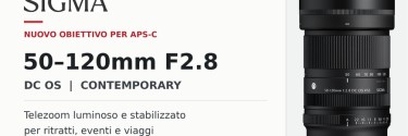 Nuovo Sigma 50–120mm F2.8 DC OS | Contemporary