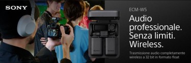 Sony ECM-W5: nuovo sistema microfonico wireless a 32-bit float