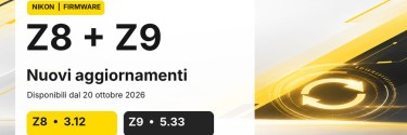 Nikon Z8 e Z9: disponibili i firmware 3.12 e 5.33