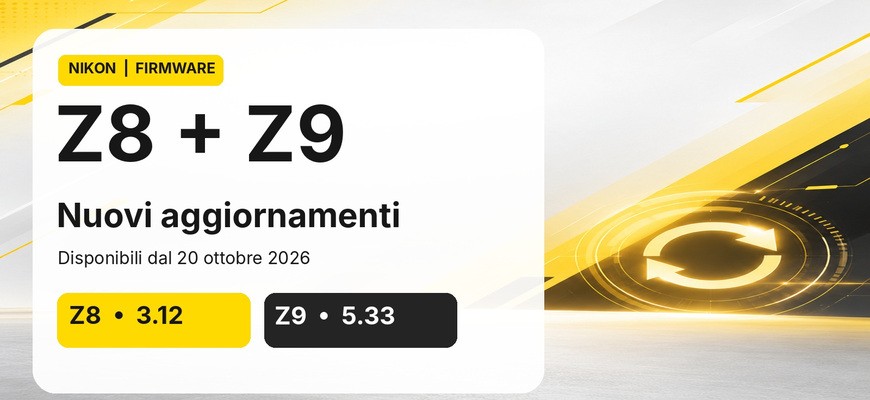 Nikon Z8 e Z9: disponibili i firmware 3.12 e 5.33