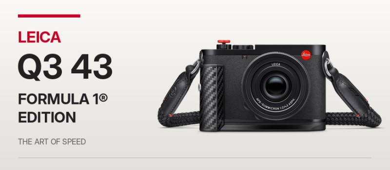 Leica Q3 43 Formula 1® Edition: la fotografia incontra il motorsport