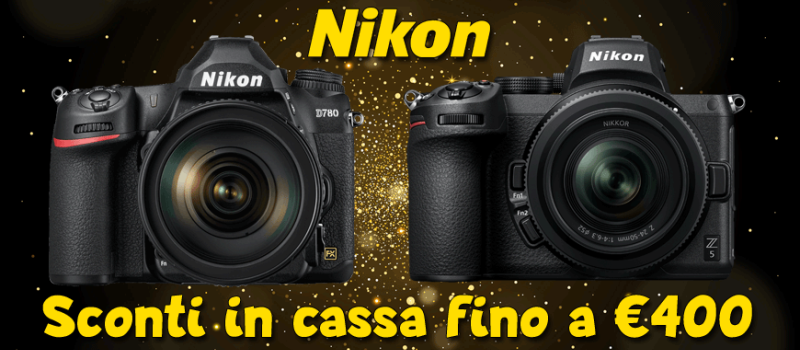 Nikon sconto in cassa su D780 e Z5