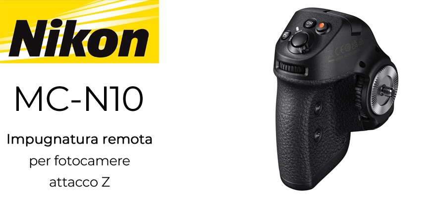Nikon annuncia lo sviluppo di MC-N10, impugnatura per controllo remoto delle fotocamere mirrorless con attacco Z
