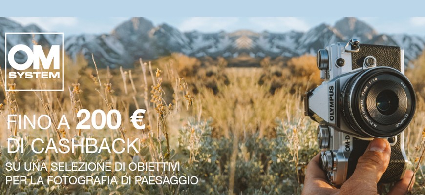 Olympus cashback M.Zuiko per paesaggio maggio 2022