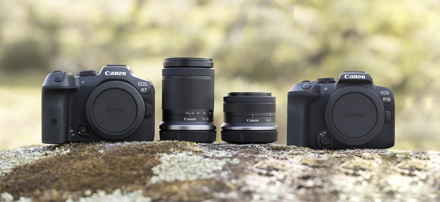 Canon presenta le mirrorless EOS R7 e R10  i nuovi 18-45mm e 18-150mm IS STM RF-S