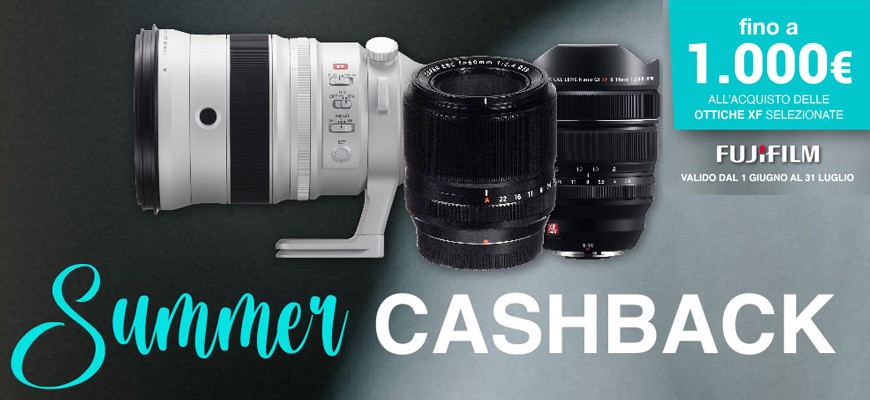 Summer cashback Fujifilm serie X