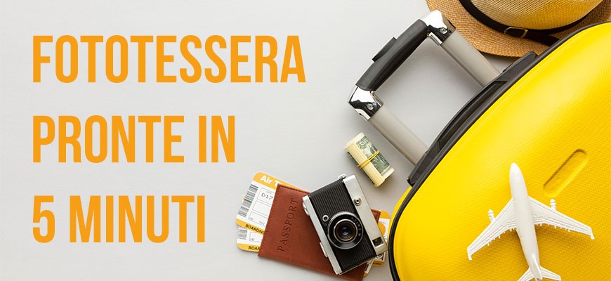 Fototessera pronte in 5 minuti