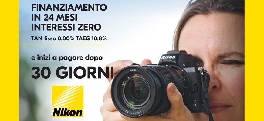 Nikon senza interessi