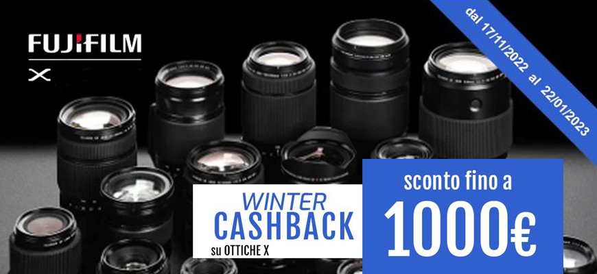 Fujifilm serie X Winter Cashback 2022