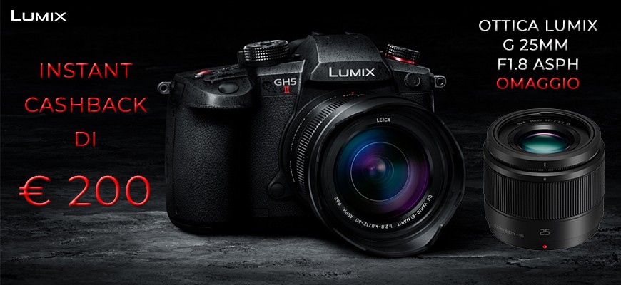 Lumix GH5 II Instant Cashback febbraio-marzo 2023