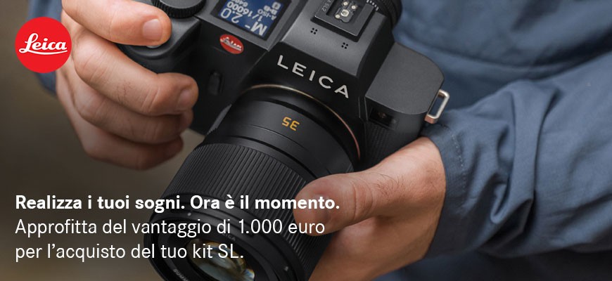 Sconto Leica di 1.000€ per l’acquisto del tuo kit SL febbraio-aprile 2023