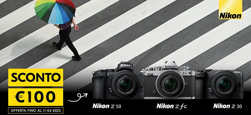 Nikon Level Up  Promozione sconto in cassa