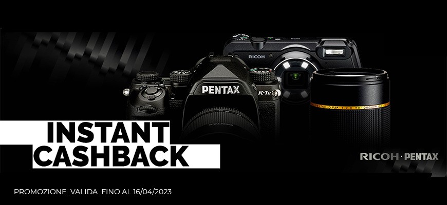 Pentax Instant Cashback Marzo 2023