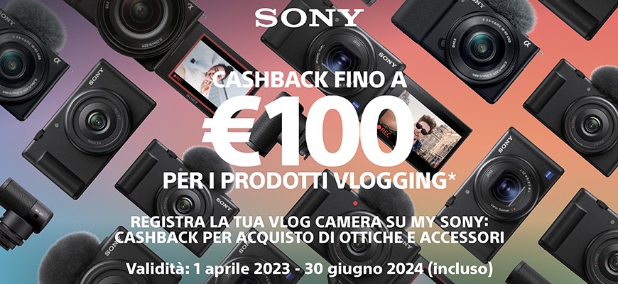 Welcome to VLOG Sony - Cashback 2023-2024