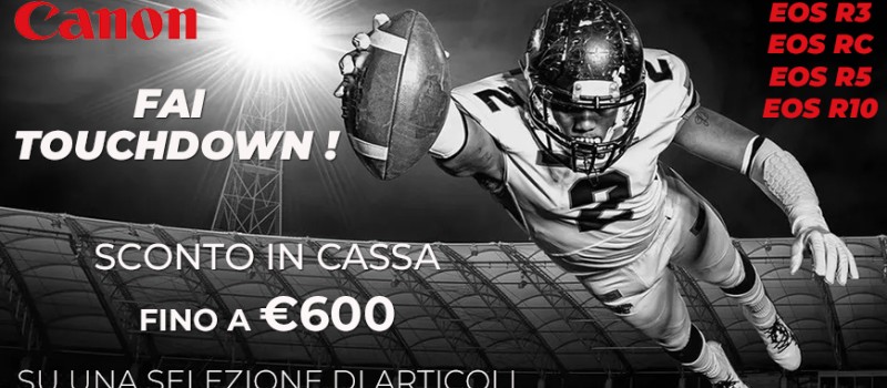 Canon sconti in cassa maggio-giugno 2023