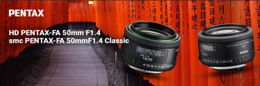 Pentax presenta due nuovi obiettivi 50 mm