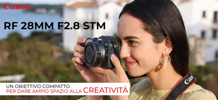 Canon nuovo obiettivo RF 28 mm F2.8 STM