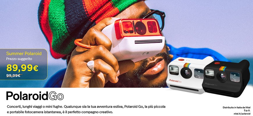 Polaroid GO White e GO Black sconto in cassa fino al 26 giugno 2023