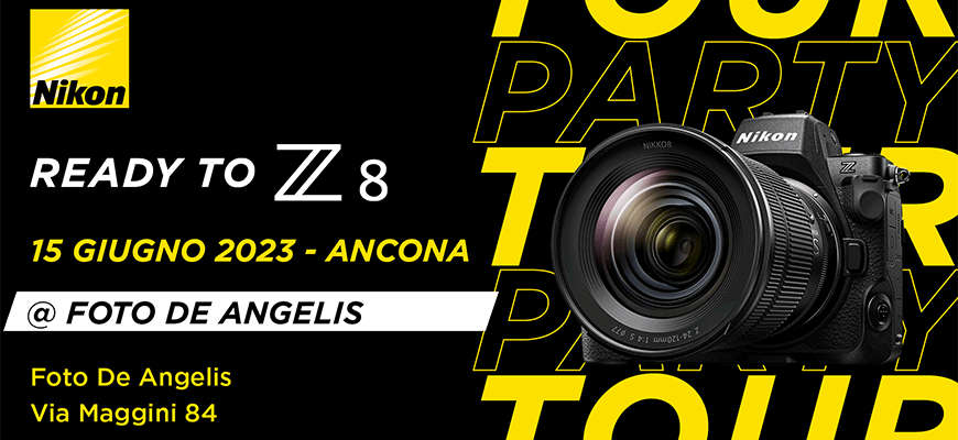 Nikon Z8 Party Tour ad Ancona giovedì 15 giugno 2023