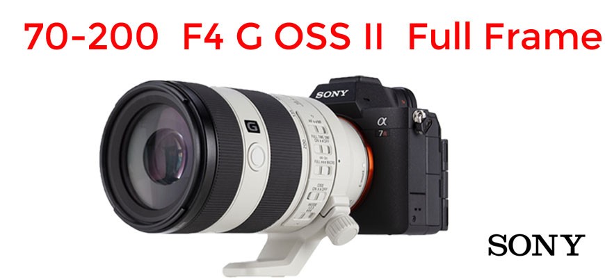 Sony presenta una nuova ottica : 70-200  F4 G2 OSS II Full Frame
