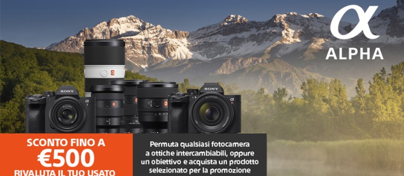 Sony Trade In da 100 a 500€ fino al 30 settembre 2023